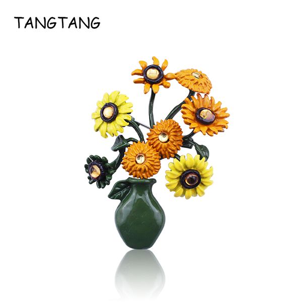 tangtang brooch pin gogh painting sunflower coat brooch handpainted brooches and pins for men women high-end accessories pin, Gray
tangtang brooch pin gogh painting sunflower coat brooch handpainted brooches and pins for men women high-end accessories pin, Gray