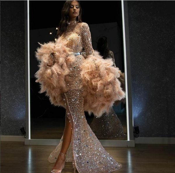 evening dress yousef aljasmi kim kardashian high neck orange split feather puffy sleeve mermaid long sleeve zuhair murad ziadnakad 0017, Black;pink
evening dress yousef aljasmi kim kardashian high neck orange split feather puffy sleeve mermaid long sleeve zuhair murad ziadnakad 0017, Black;pink