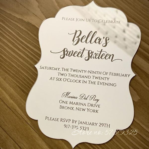 silver acrylic invitations wedding mirror invitation modern wedding invitation engagement luxury shower invitations
silver acrylic invitations wedding mirror invitation modern wedding invitation engagement luxury shower invitations