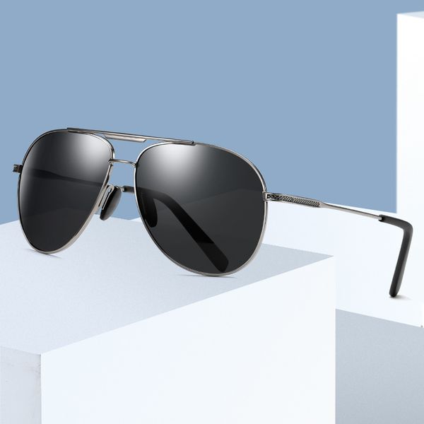 men women custom made myopia minus prescription polarized lens round sunglasses black polarized sunglasses with box fml, Silver 
men women custom made myopia minus prescription polarized lens round sunglasses black polarized sunglasses with box fml, Silver