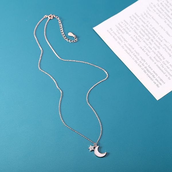 moon crescent and star necklace real 925 sterling silver women fashion jewelry for birthday gift
moon crescent and star necklace real 925 sterling silver women fashion jewelry for birthday gift