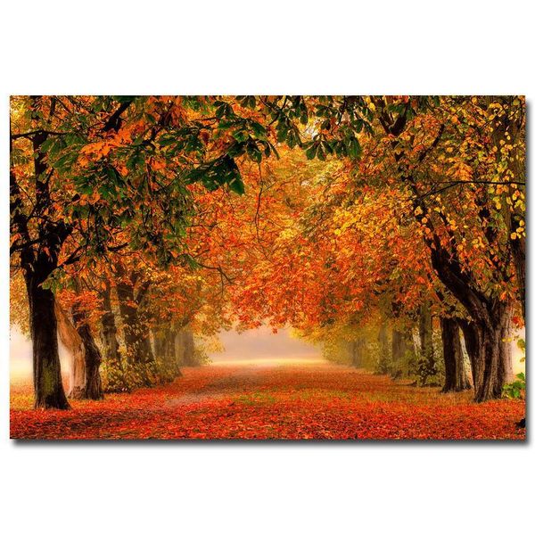 nicoleshenting autumn forest path red fallen leaves art silk fabric poster print landscape wall pictures living room decor
nicoleshenting autumn forest path red fallen leaves art silk fabric poster print landscape wall pictures living room decor