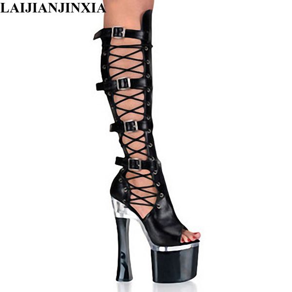laijianjinxia new sexy summer style колено высокие сапоги женщины пинетки панк обувь для женщин ботинка пряжки ремни 18см площади высоких ка, Black
laijianjinxia new sexy summer style колено высокие сапоги женщины пинетки панк обувь для женщин ботинка пряжки ремни 18см площади высоких ка, Black