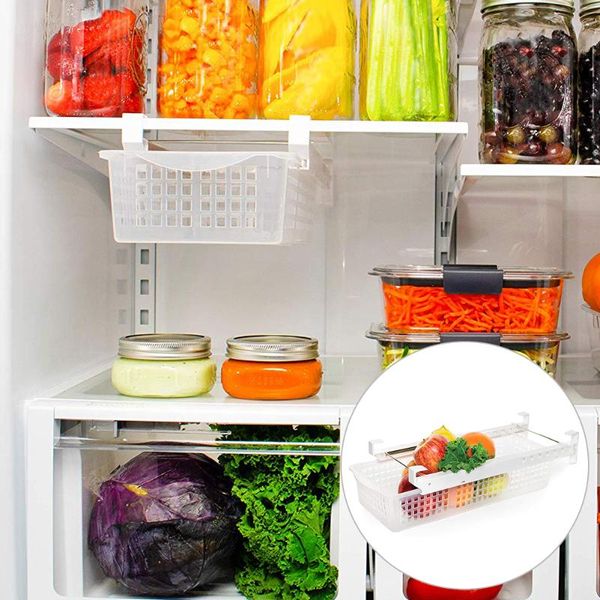 fridge organizer drawer refrigerator pull-out bin adjustable installs under shelf fits most fridges clear plastic
fridge organizer drawer refrigerator pull-out bin adjustable installs under shelf fits most fridges clear plastic