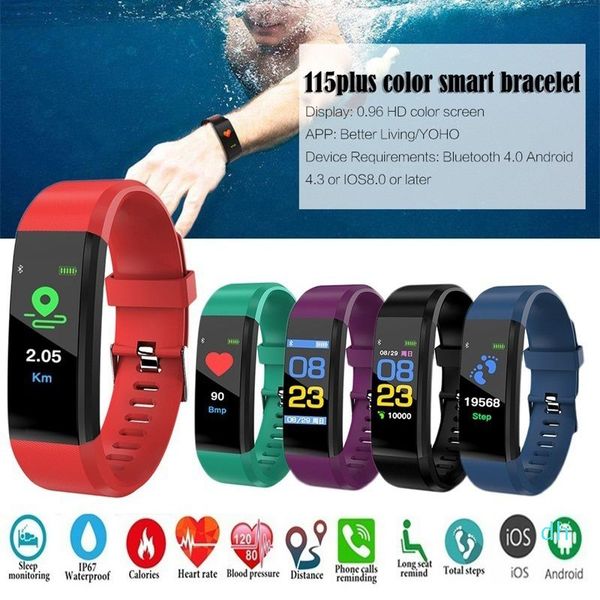 id115 plus smart bracelet sport bluetooth wristband heart rate monitor watch activity fitness tracker smart band
id115 plus smart bracelet sport bluetooth wristband heart rate monitor watch activity fitness tracker smart band