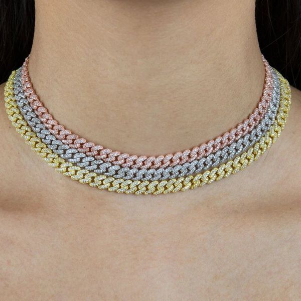 iced out bling 7mm cz miami cuban link chain choker necklace for women micro pave cz cuban choker women jewelry 0927, Silver
iced out bling 7mm cz miami cuban link chain choker necklace for women micro pave cz cuban choker women jewelry 0927, Silver
