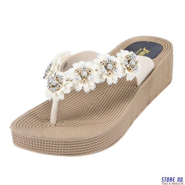 women breathable lightweight thick-soled wear-resistant flower flip flops fashion casual round toe ladies slippers, Black
women breathable lightweight thick-soled wear-resistant flower flip flops fashion casual round toe ladies slippers, Black