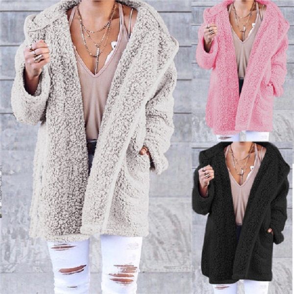 designer fur clothing womens winter warm sweater outdoor jacket cardigan fashion loose outerwear jackets coats wool thick faux fur coat, Black
designer fur clothing womens winter warm sweater outdoor jacket cardigan fashion loose outerwear jackets coats wool thick faux fur coat, Black
