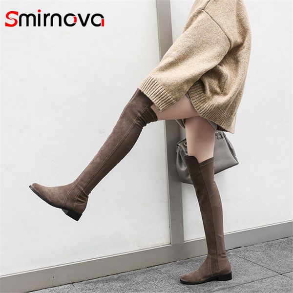 smirnova new arrive 2020 winter keep warm thigh high boots ladies popular cow suede leather boots for woman over the knee black
smirnova new arrive 2020 winter keep warm thigh high boots ladies popular cow suede leather boots for woman over the knee black