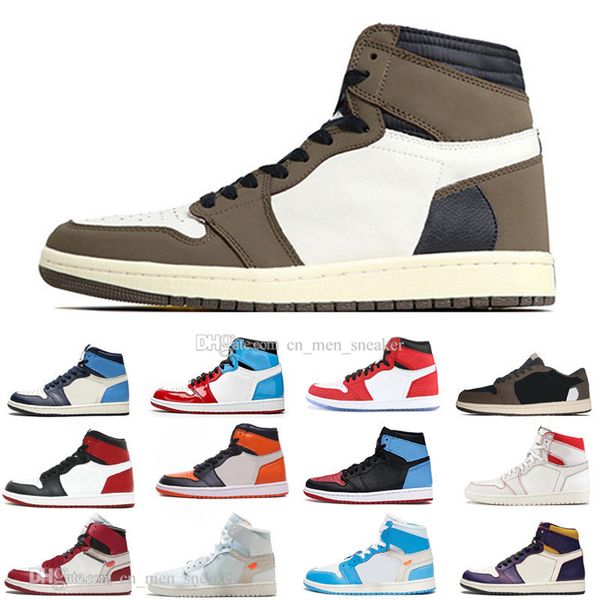 1 high travis scotts low fearless panda obsidian mens basketball shoes racerl blue unc 1s chicago banned bred toe men sport designer sneaker, White;red
1 high travis scotts low fearless panda obsidian mens basketball shoes racerl blue unc 1s chicago banned bred toe men sport designer sneaker, White;red
