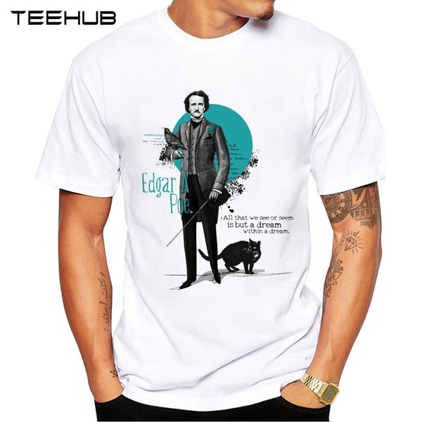 2019 teehub men's fashion edgar allan poe printed short sleeve t-shirt hipster o-neck design cool desgin tee
2019 teehub men's fashion edgar allan poe printed short sleeve t-shirt hipster o-neck design cool desgin tee