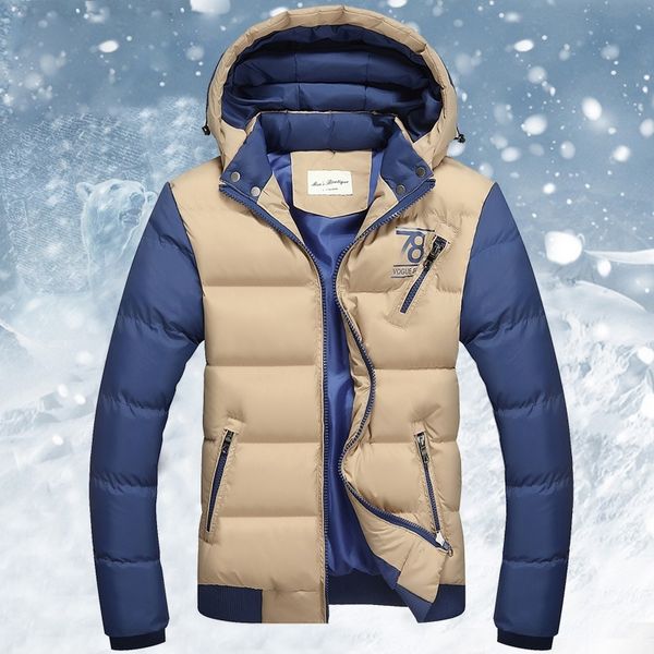 winter men hooded jackets cotton-padded men coat thickening male winter coat quilted outwear plus size m-3xl, Black
winter men hooded jackets cotton-padded men coat thickening male winter coat quilted outwear plus size m-3xl, Black