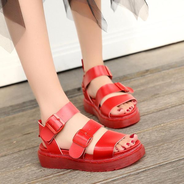 classics mature sandals women ankle strap concise rome sandals pu thick soled summer shoes, Black
classics mature sandals women ankle strap concise rome sandals pu thick soled summer shoes, Black