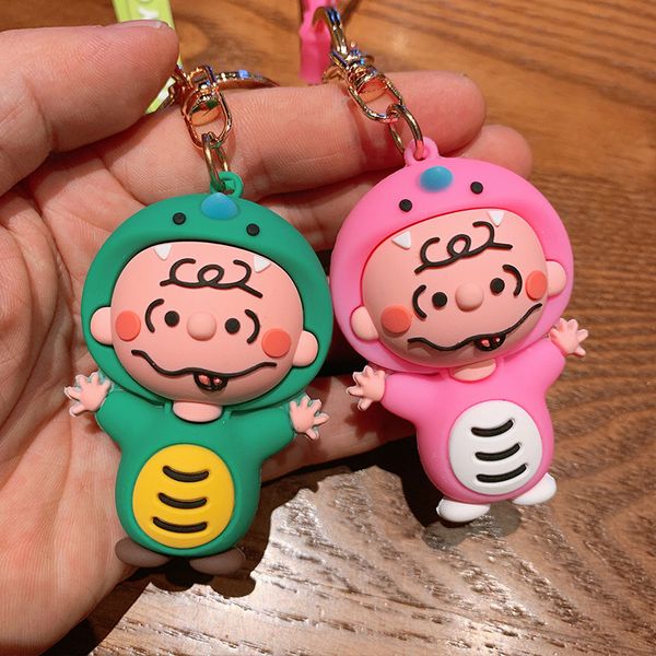 creative charlie dinosaur doll keychains cute silicone cartoon key chain car bag pendant wholesale key ring, Silver
creative charlie dinosaur doll keychains cute silicone cartoon key chain car bag pendant wholesale key ring, Silver