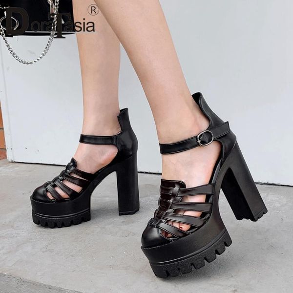 doratasia female fashion solid round toe block heel sandals black leisure sandals women cover heel gladiator retro shoes woman
doratasia female fashion solid round toe block heel sandals black leisure sandals women cover heel gladiator retro shoes woman