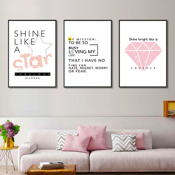 posters and print inspirational quotes canvas art painting ampersand diamond wall art modern wall pictures for living room decor
posters and print inspirational quotes canvas art painting ampersand diamond wall art modern wall pictures for living room decor