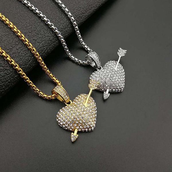 stainless steel an arrow pierces the heart hip hop pendant necklace heart cupid goddess of love necklaces jewellery gift for him, Silver
stainless steel an arrow pierces the heart hip hop pendant necklace heart cupid goddess of love necklaces jewellery gift for him, Silver
