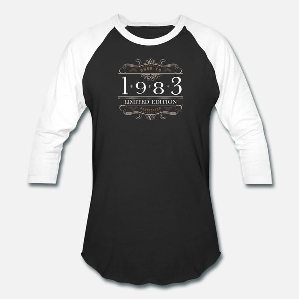limited edition 1983 aged to perfection t shirt men print tee shirt euro size s-3xl kawaii cute humor summer style leisure shirt, White;black
limited edition 1983 aged to perfection t shirt men print tee shirt euro size s-3xl kawaii cute humor summer style leisure shirt, White;black