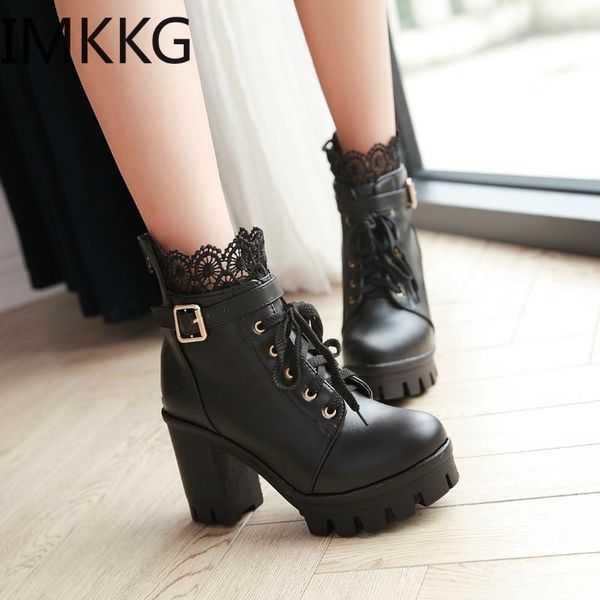 women's motorcycle boots leather winter boot 2020 stylish lady lace ankle shoes high heel platforms botas buckle, Black
women's motorcycle boots leather winter boot 2020 stylish lady lace ankle shoes high heel platforms botas buckle, Black