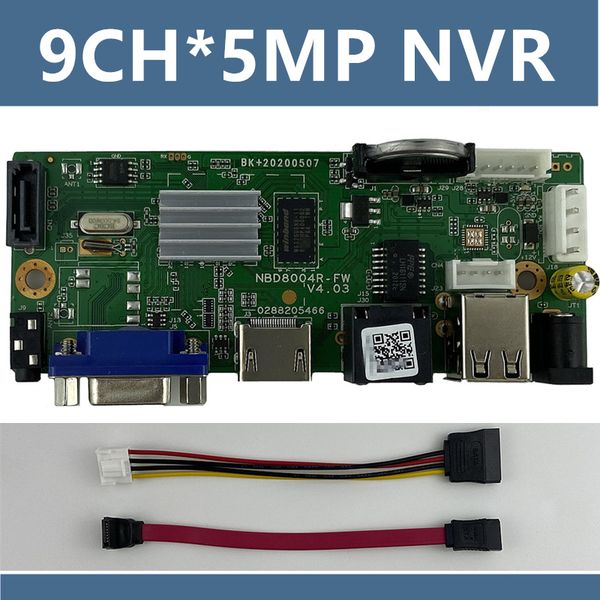 kits 9ch*5mp onvif h.265 support 1 sata nvr network digital video recorder max 8tb xmeye cms with cable p2p cloud mobile, Black;white
kits 9ch*5mp onvif h.265 support 1 sata nvr network digital video recorder max 8tb xmeye cms with cable p2p cloud mobile, Black;white