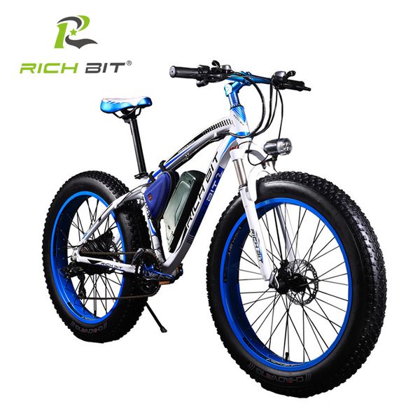 richbit new super ebike heavy electric snow bike 21 speed ebike 48v 1000w electric fat tire bike with 17ah lithium battery, Silver;blue
richbit new super ebike heavy electric snow bike 21 speed ebike 48v 1000w electric fat tire bike with 17ah lithium battery, Silver;blue