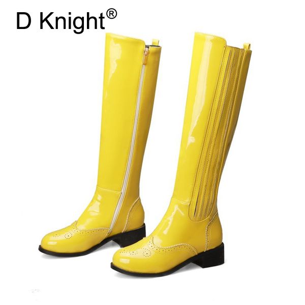 d knight size 32-43 fashion autumn winter boots women high heel shoes knee high boots women 2020 new patent leather brogue shoe, Black
d knight size 32-43 fashion autumn winter boots women high heel shoes knee high boots women 2020 new patent leather brogue shoe, Black