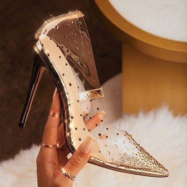new spring autumn fashion rivet womens pumps transparent pvc heels party dress pumps club size 35-42, Black
new spring autumn fashion rivet womens pumps transparent pvc heels party dress pumps club size 35-42, Black