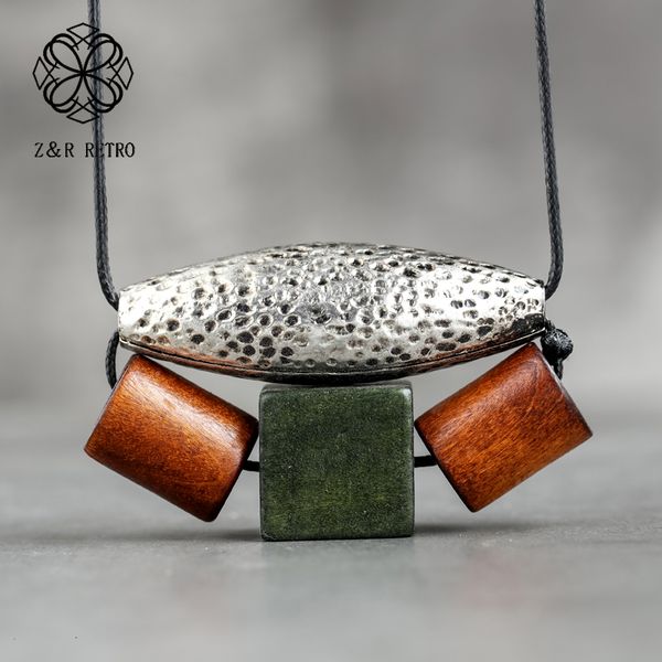 colored wooden necklace square pendant suspension decoration for women sweater long rope chain women accessories vintage jewelry, Silver
colored wooden necklace square pendant suspension decoration for women sweater long rope chain women accessories vintage jewelry, Silver