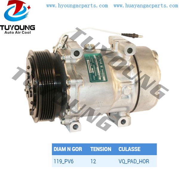sanden sd7v16 auto ac compressor renault megane scenic i 7700866828 7700866828b