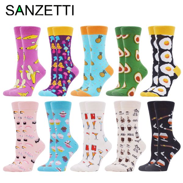 sanzetti new women's socks funny colorful combed cotton home comfortable donut ice cream fresh fairy wedding gift party socks, Black;white
sanzetti new women's socks funny colorful combed cotton home comfortable donut ice cream fresh fairy wedding gift party socks, Black;white