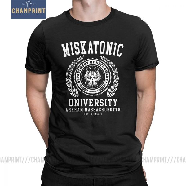 cthulu and lovecraft miskatonic university t-shirt for men call of cthulhu necronomicon funny tees crewneck cotton t shirt
cthulu and lovecraft miskatonic university t-shirt for men call of cthulhu necronomicon funny tees crewneck cotton t shirt