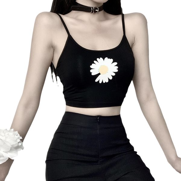 women's tanks & camis star's same model with open navel suspender sleeveless shirt cotton girl casual little daisy print summer tr, White
women's tanks & camis star's same model with open navel suspender sleeveless shirt cotton girl casual little daisy print summer tr, White