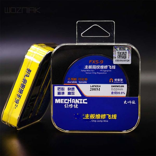 wozniak insulation jump wire for fingerprint sensor chip motherboard repair dedicated fxs9 0.02mm 200m 500m flying line
wozniak insulation jump wire for fingerprint sensor chip motherboard repair dedicated fxs9 0.02mm 200m 500m flying line