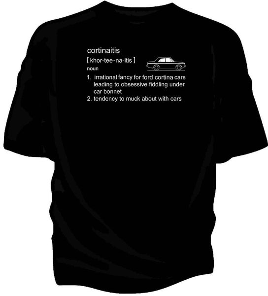mens t-shirt casual man tees classic american car fans cortina mk2 classic car t-shirt - 'cortinaitis' definition.funny t shirt
mens t-shirt casual man tees classic american car fans cortina mk2 classic car t-shirt - 'cortinaitis' definition.funny t shirt