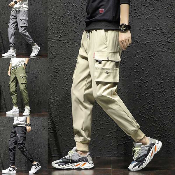 men's pants cargo men trousers loose sweatpants hip hop streetwear casual clothing 2021, Black
men's pants cargo men trousers loose sweatpants hip hop streetwear casual clothing 2021, Black