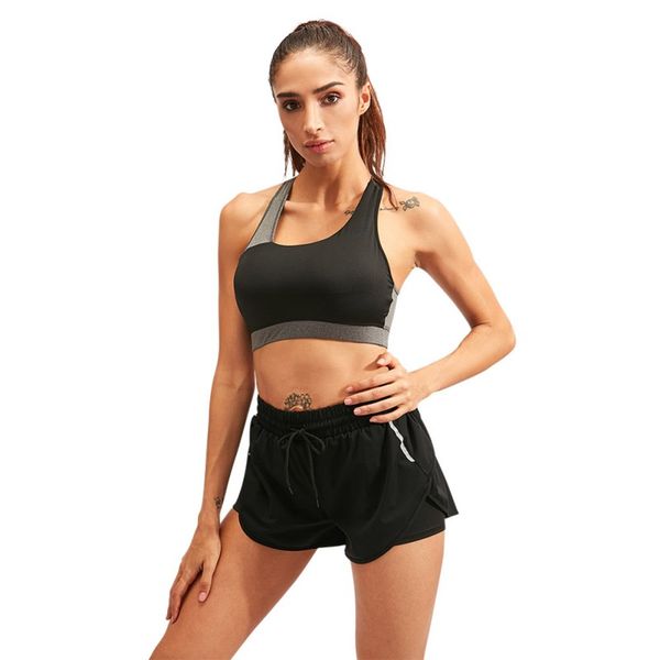gym clothing women sleeveless fitness sport bra shirts running sports underwear vest yoga top, White;black
gym clothing women sleeveless fitness sport bra shirts running sports underwear vest yoga top, White;black