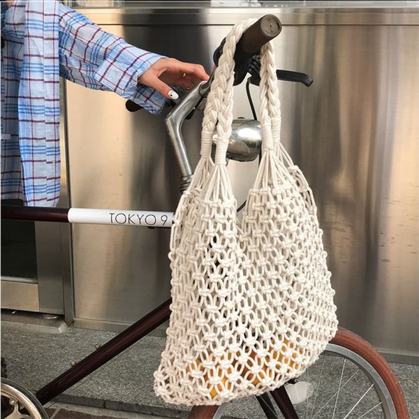 casual beach bag solid color fishing net handbag bohemian handbag multifunctional bag women pocket woven hollow out tote bags
casual beach bag solid color fishing net handbag bohemian handbag multifunctional bag women pocket woven hollow out tote bags