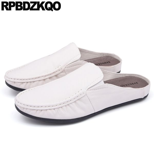 shoes men sandals leather summer soft closed toe blue native slippers mules slides genuine white fashion, Black
shoes men sandals leather summer soft closed toe blue native slippers mules slides genuine white fashion, Black