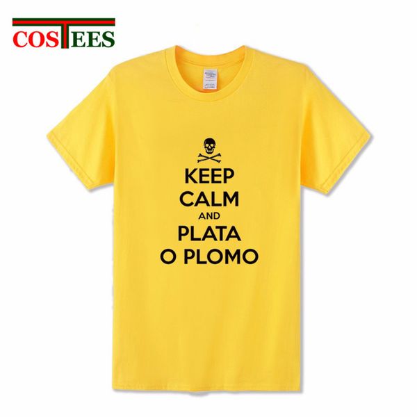 sport skull bones keep calm and plata o plomo t shirt hombre camiseta custom pablo t-shirt streetwear silver or lead escobar tee shirt
sport skull bones keep calm and plata o plomo t shirt hombre camiseta custom pablo t-shirt streetwear silver or lead escobar tee shirt