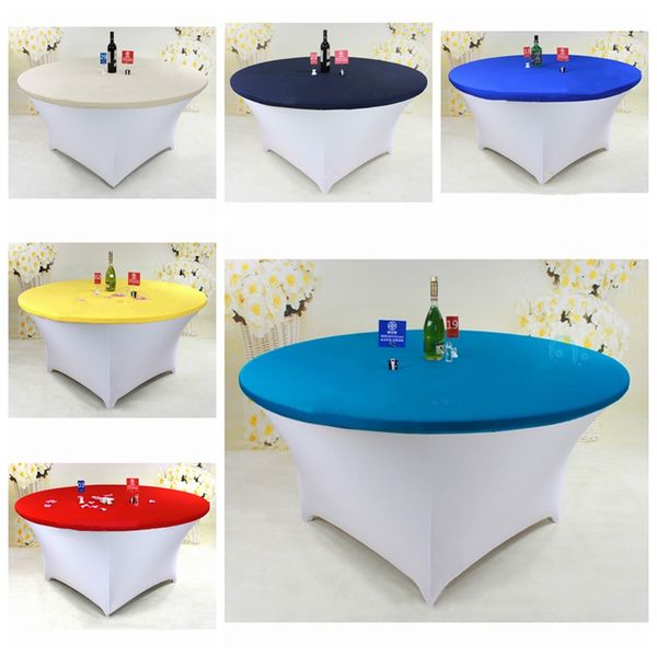 mixed colors 5pcs lot round spandex table cover cloth stretch tablecloth for wedding event decoration 
mixed colors 5pcs lot round spandex table cover cloth stretch tablecloth for wedding event decoration