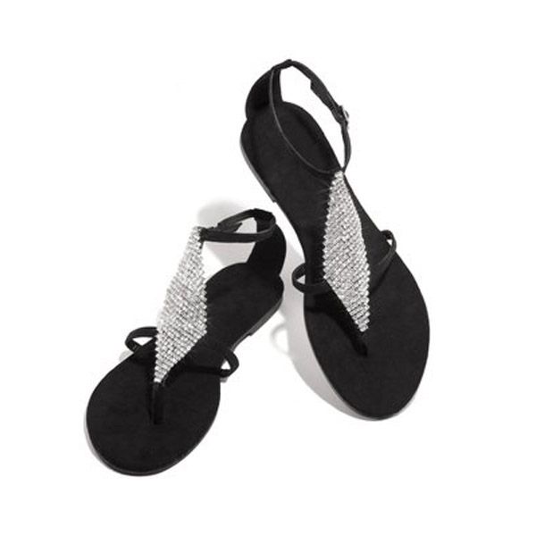 sandals blwbyl 2021 women's summer flat comfortable outdoor shoes rhinestone toe casual platform plus size 43, Black
sandals blwbyl 2021 women's summer flat comfortable outdoor shoes rhinestone toe casual platform plus size 43, Black