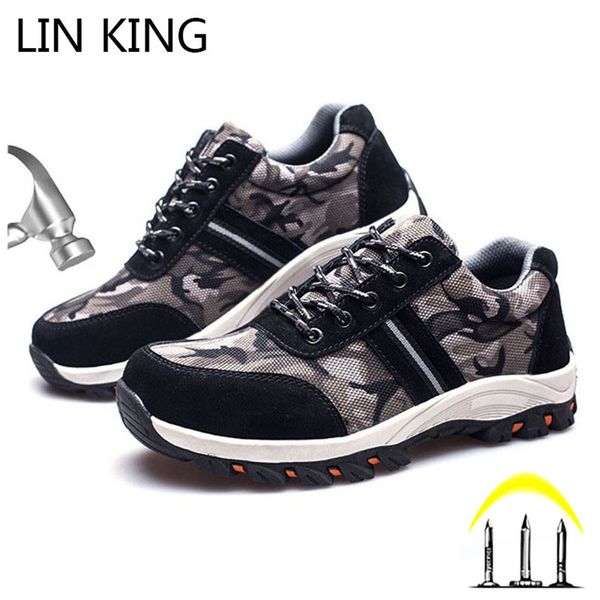 lin king breathable air mesh work safety boots men anti-piercing indestructible steel toe shoes boots puncture-proof sneakers, Black
lin king breathable air mesh work safety boots men anti-piercing indestructible steel toe shoes boots puncture-proof sneakers, Black
