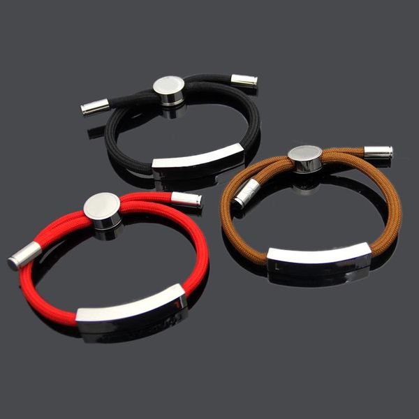 red color rope bangle /bracelet for women's titanium steel plated rose gold clover beaded/ bangle jewelry, Black
red color rope bangle /bracelet for women's titanium steel plated rose gold clover beaded/ bangle jewelry, Black