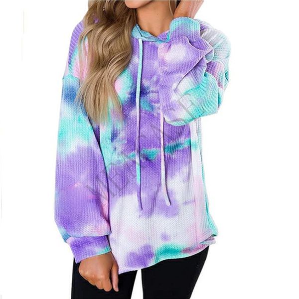 women hoodies designer t-shirt autumn hooded sweater long sleeve clothing gradient blouse walf checks tie dyed sweatshirts new d81102, White
women hoodies designer t-shirt autumn hooded sweater long sleeve clothing gradient blouse walf checks tie dyed sweatshirts new d81102, White