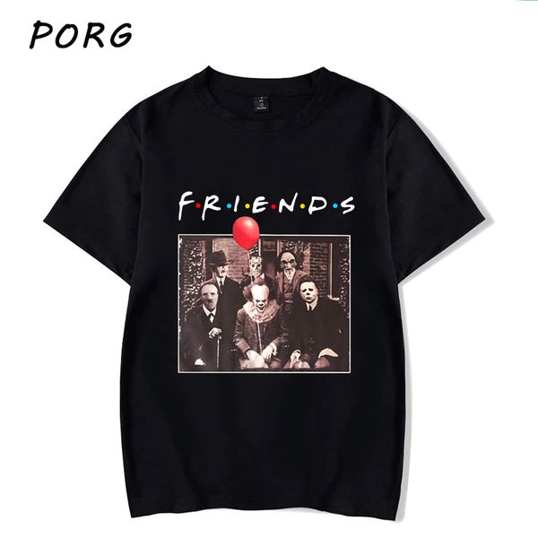 horror pennywise friends michael myers jason voorhees halloween men/women's t-shirt cotton100% matching t-shirt graphic
horror pennywise friends michael myers jason voorhees halloween men/women's t-shirt cotton100% matching t-shirt graphic