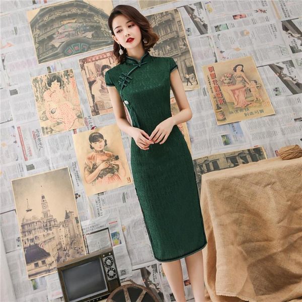 green new female lace cheongsam women novelty qipao short sleeve elegant chinese dress slim chi-pao vestidos size s-xxl, Red
green new female lace cheongsam women novelty qipao short sleeve elegant chinese dress slim chi-pao vestidos size s-xxl, Red