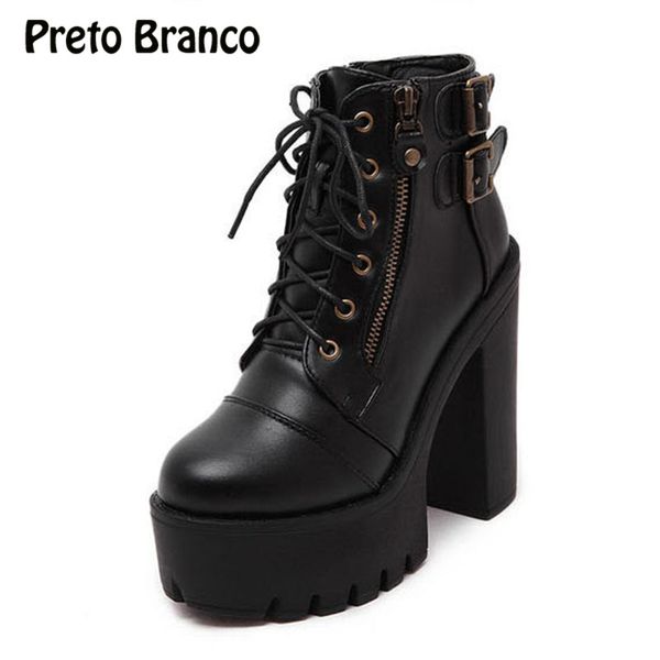 preto branco high platform waterproof platform martin boots thick with zipper high heel lace up platfrom round toe shoes, Black
preto branco high platform waterproof platform martin boots thick with zipper high heel lace up platfrom round toe shoes, Black