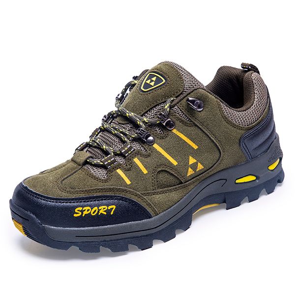 nubuck suede leather hiking shoes men trekking sneakers women non slip climbing tactical outdoor shoes durable waterproof 
nubuck suede leather hiking shoes men trekking sneakers women non slip climbing tactical outdoor shoes durable waterproof