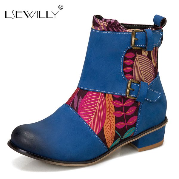 lsewilly multicolor ankle bukle straps zipper women shoes 2020 retro round toe thick heels flock short boots blue purple, Black
lsewilly multicolor ankle bukle straps zipper women shoes 2020 retro round toe thick heels flock short boots blue purple, Black