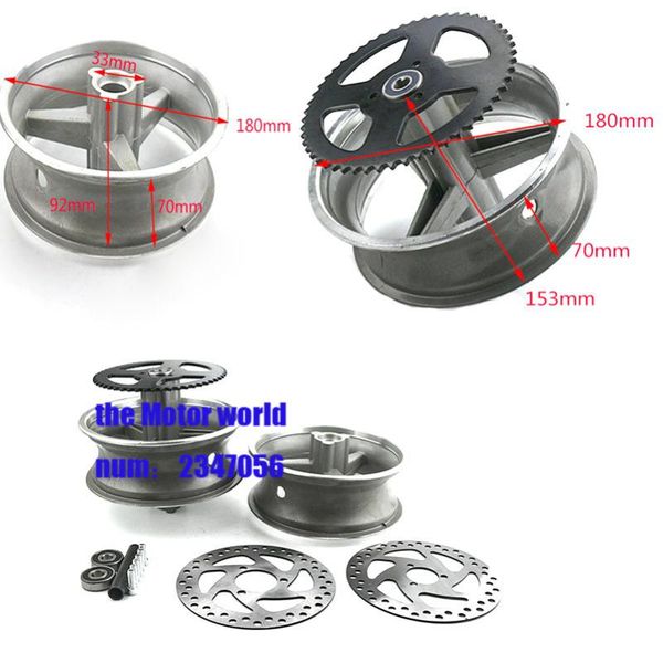 mini bike aluminum wheel 110/50-6.5 and 90/65-6.5 front and rear hub for pocket bike 47cc 49cc ing
mini bike aluminum wheel 110/50-6.5 and 90/65-6.5 front and rear hub for pocket bike 47cc 49cc ing